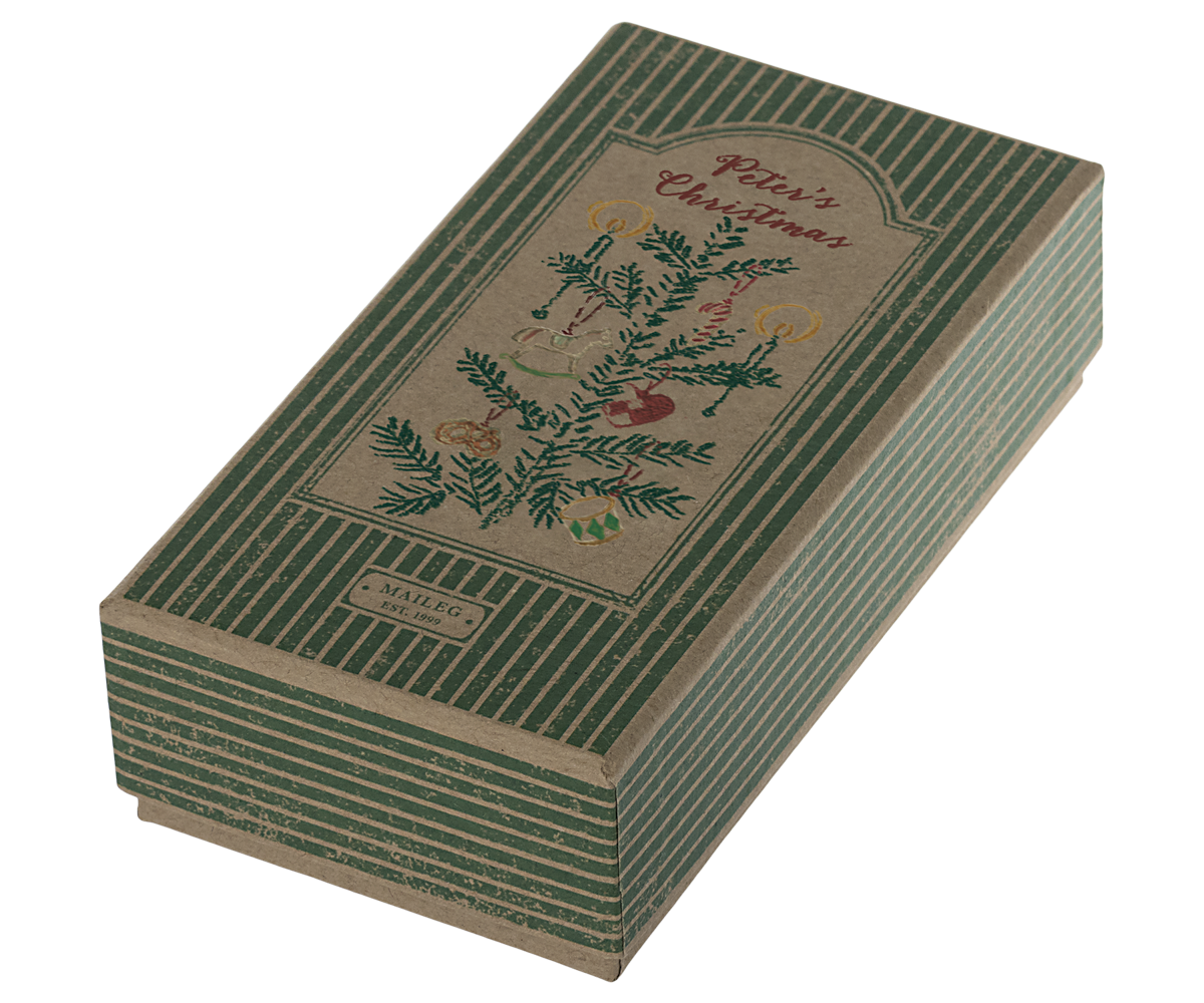 Metal Ornament Set - Peter's Christmas, Green - HoneyBug 