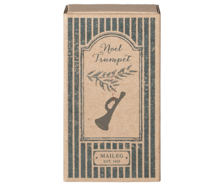 Metal Ornament, Trumpet - Anthracite - HoneyBug 