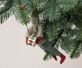 Metal Ornament, Small Drum - Classic Green - HoneyBug 