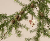 Metal Ornament, Small Heart - Light Purple - HoneyBug 