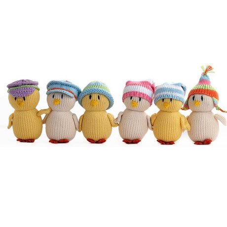 Chicks in Pastel Hats - Set of 3 - HoneyBug 