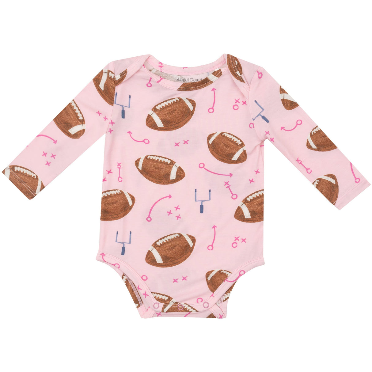 Bodysuit - Footballs Pink