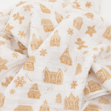 Cotton Muslin Swaddle Blanket 3 Pack - Snow Day - HoneyBug 