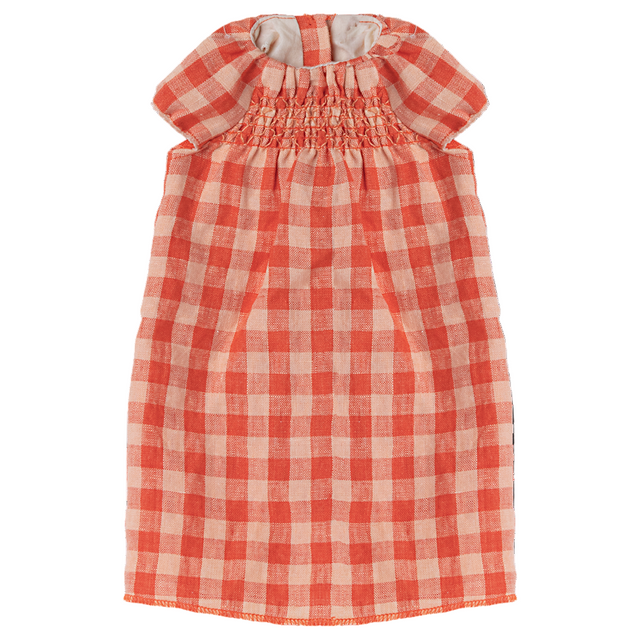 Doll Plaid Dress - Size 5 - Red - HoneyBug 