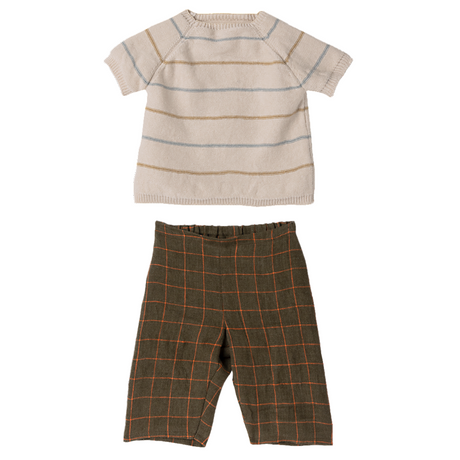 Doll Pants and Knitted Shirt - Size 5 - HoneyBug 