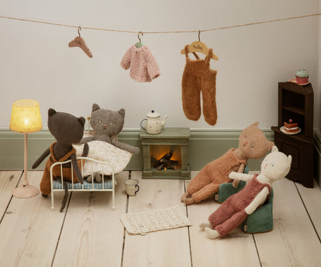 Kitten in Overalls - Blond - HoneyBug 