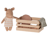Pig in Box, Baby - Coral - HoneyBug 
