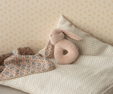 Bunny Rattle Set - Powder - HoneyBug 
