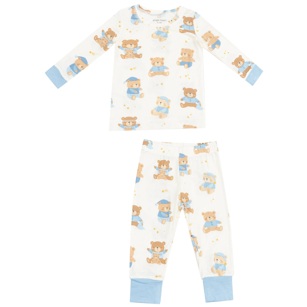 L/S Loungewear Set - Teddy Bears Blue