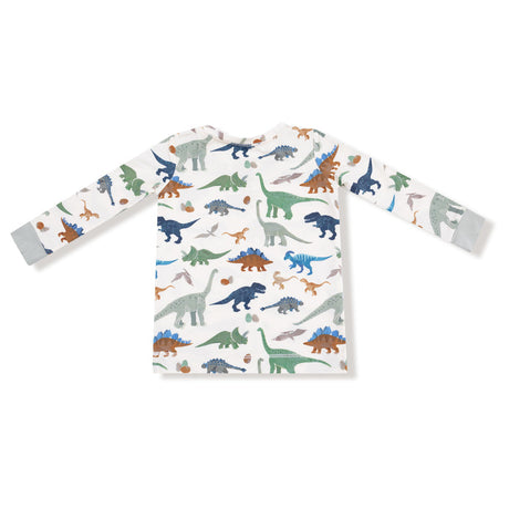 Long Sleeve Loungewear Set - Washy Dinos