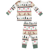 L/S Loungewear Set - Reindeer Fair Isle