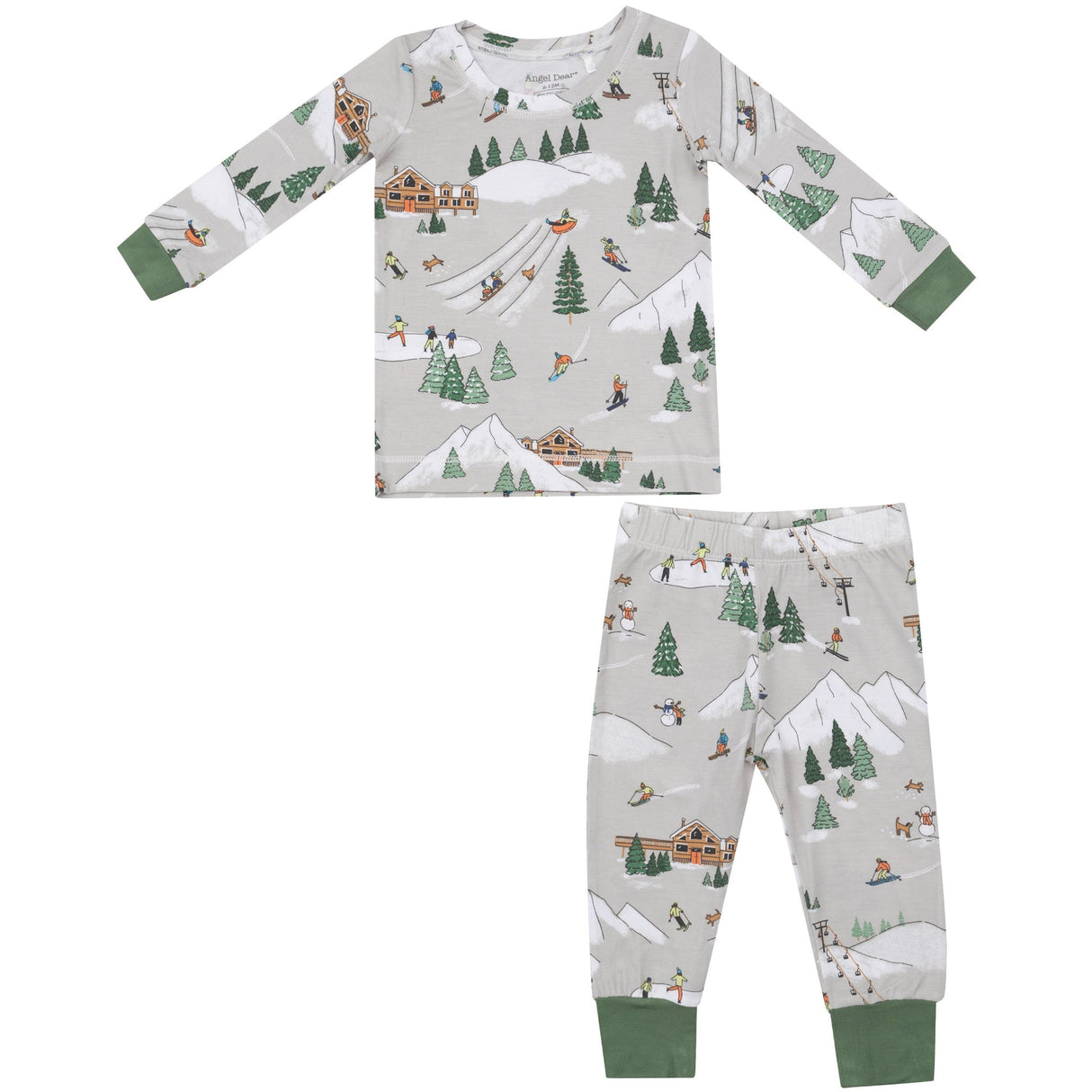 L/S Loungewear Set - Winter Fun Skiers