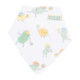 Pickles Playing Pickleball - Bandana Bib