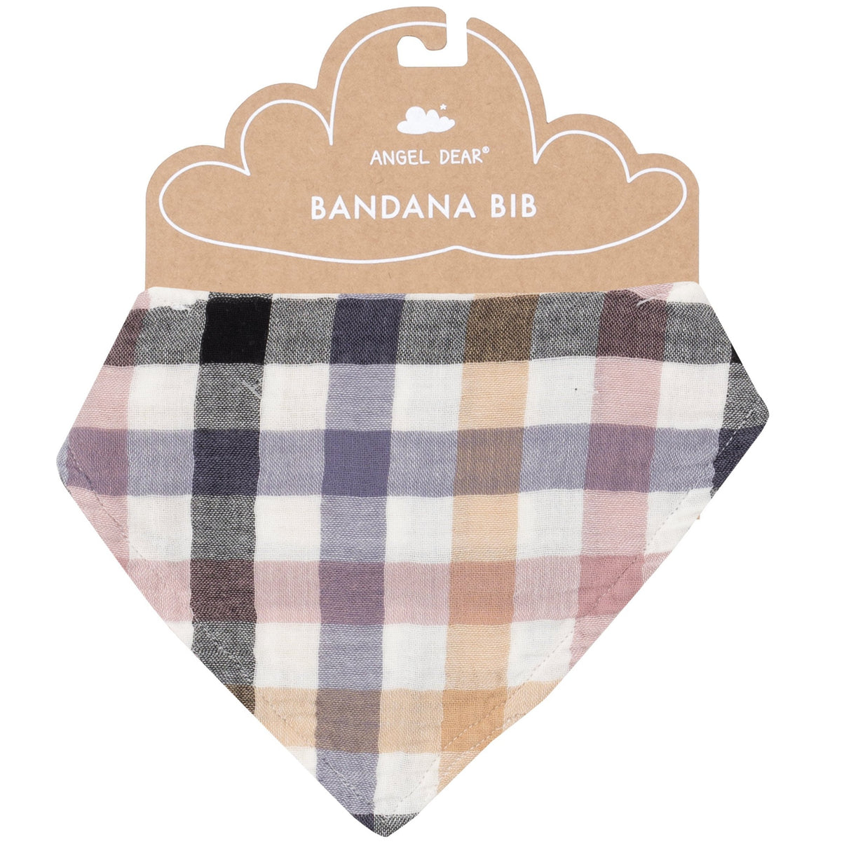 Bandana Bib - Harvest Plaid