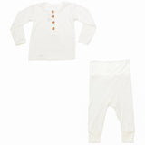Softest 2 Piece Set - White - HoneyBug 