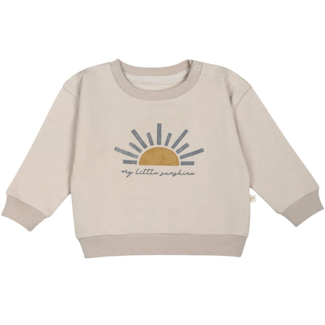 Organic Fleece Sweatshirt - My Little Sunshine - HoneyBug 