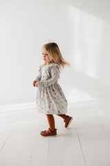 Long Sleeve Ruffle Dress - HoneyBug 