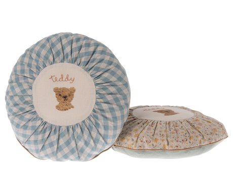 Cushion - Small - Checked Teddy - HoneyBug 
