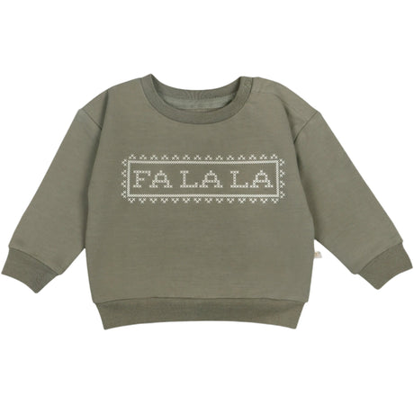 Organic Fleece Sweatshirt - Fa La La - HoneyBug 