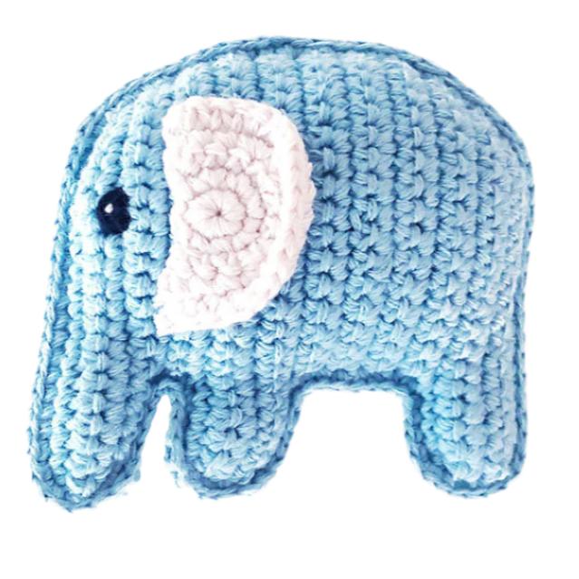 Organic Elephant Rattle