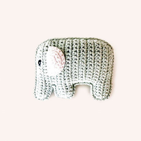 Organic Elephant Rattle