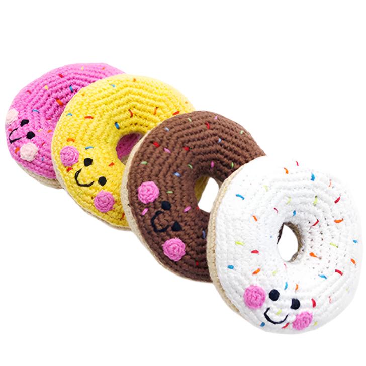 Pretend Play Food Rattle - Plush Donut