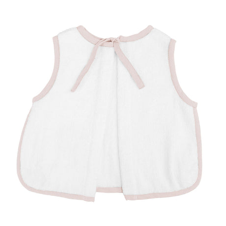 Apron Bib | Blossom Pink Linen - HoneyBug 