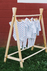 Red Cobra Car S/S Onesie - HoneyBug 