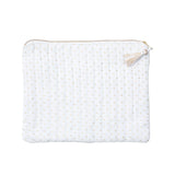Linen Pouch | White Linen - HoneyBug 
