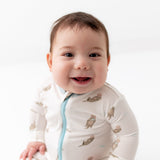 Otter Zippered Footie - HoneyBug 