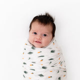Tropical Palms Swaddle - HoneyBug 