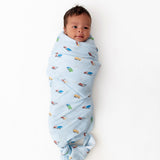 Trucks Swaddle - HoneyBug 