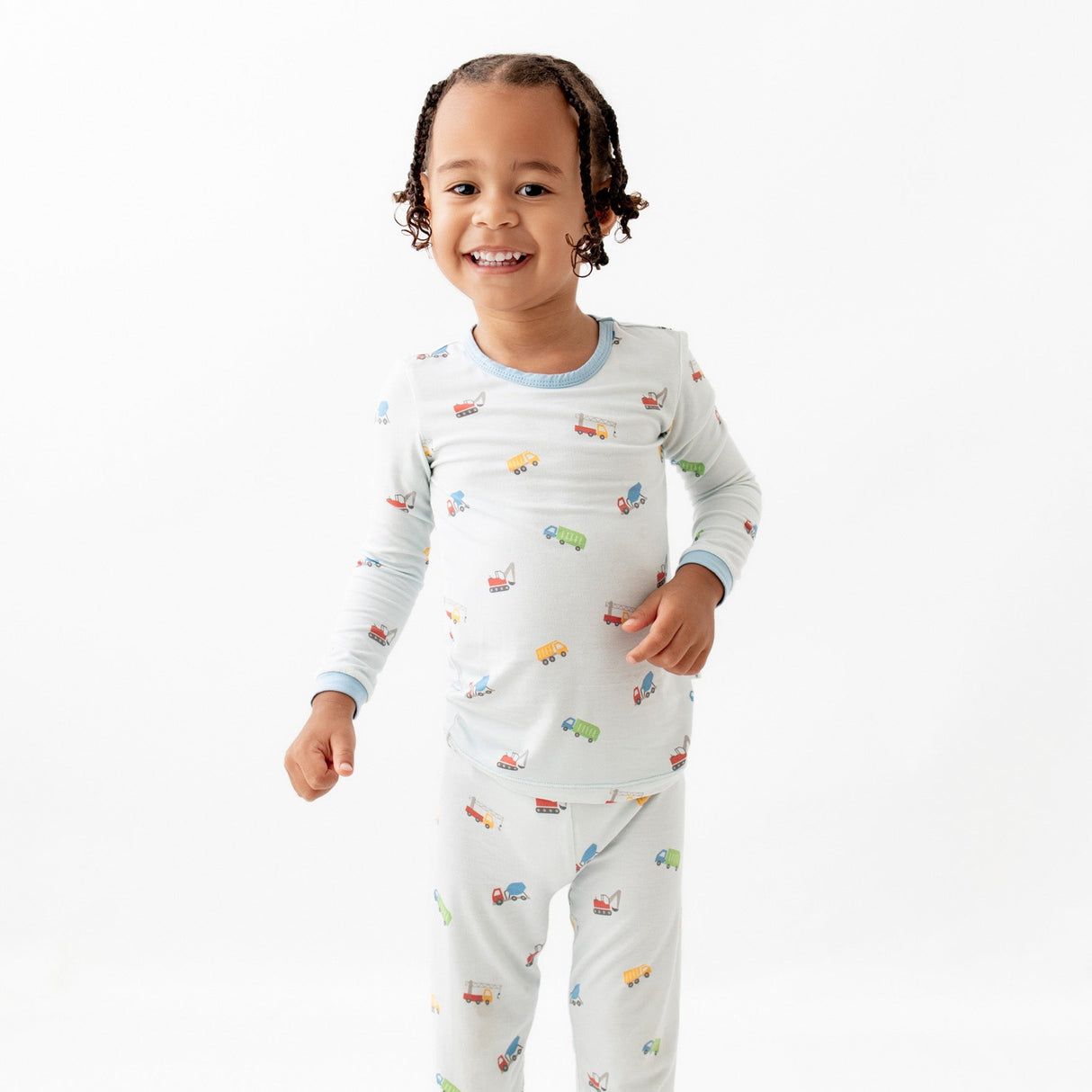 Trucks Pajama Set - HoneyBug 