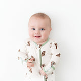 Koala Zippered Footie - HoneyBug 