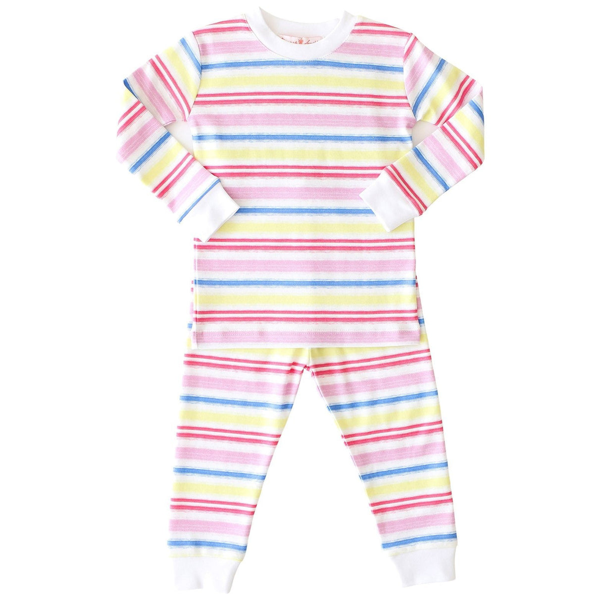 Rainbow Stripe 2-piece Pajama