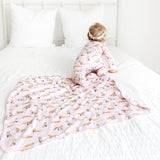 Pink Fox Blanket