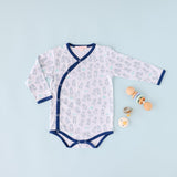 Puffin Print Kimono Onesie