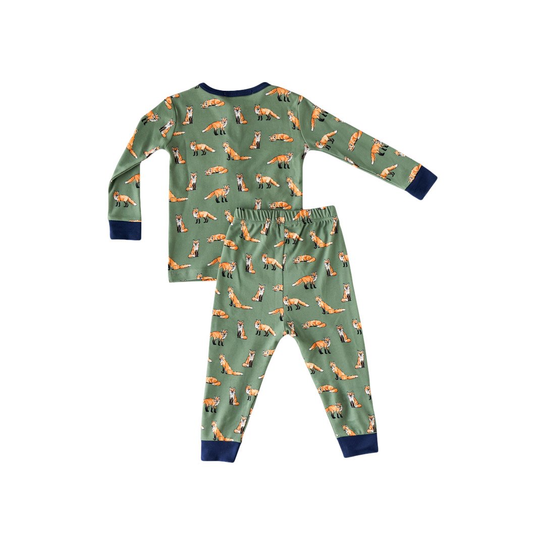 Green Fox 2-Piece Pajama