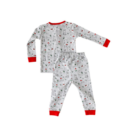 Holiday Dalmatian 2-Piece Pajama Set