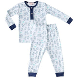 Puffin Print 2-Piece Pajama - HoneyBug 