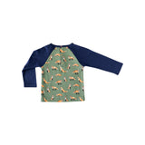 Green Fox Raglan Shirt