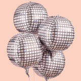 It's Disco, Baby! Balloons - 4 disco ball balloons