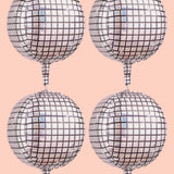 It's Disco, Baby! Balloons - 4 disco ball balloons