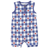 Americana Bamboo Shortie Romper - HoneyBug 