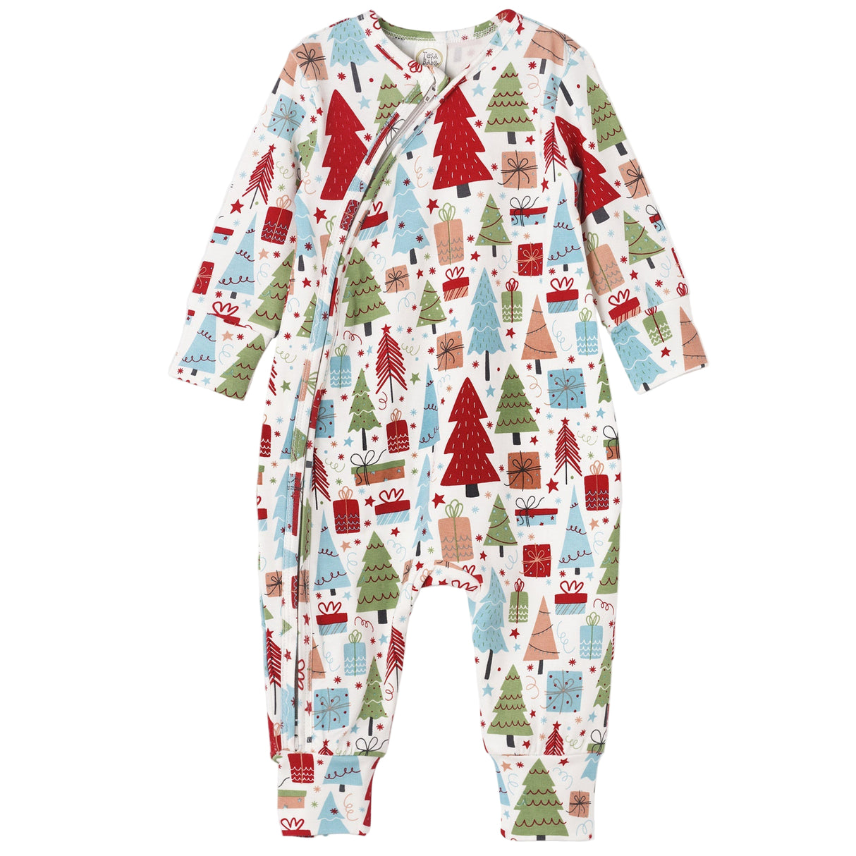 Christmas Merry Baby Bamboo Zipper Romper - Family Matching - HoneyBug 