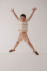 Boy's Collar Button Shirt