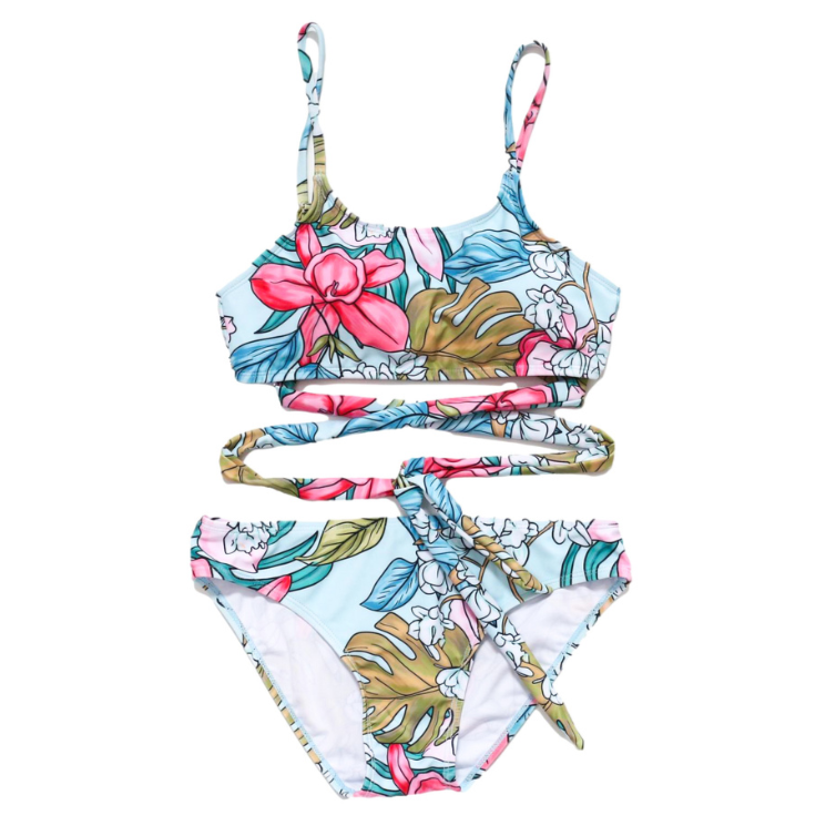 Sandcastle Lagoon Two Piece Swimsuit - HoneyBug 