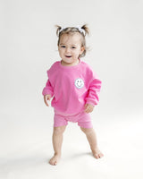 Biker Shorts Set | Pink - HoneyBug 