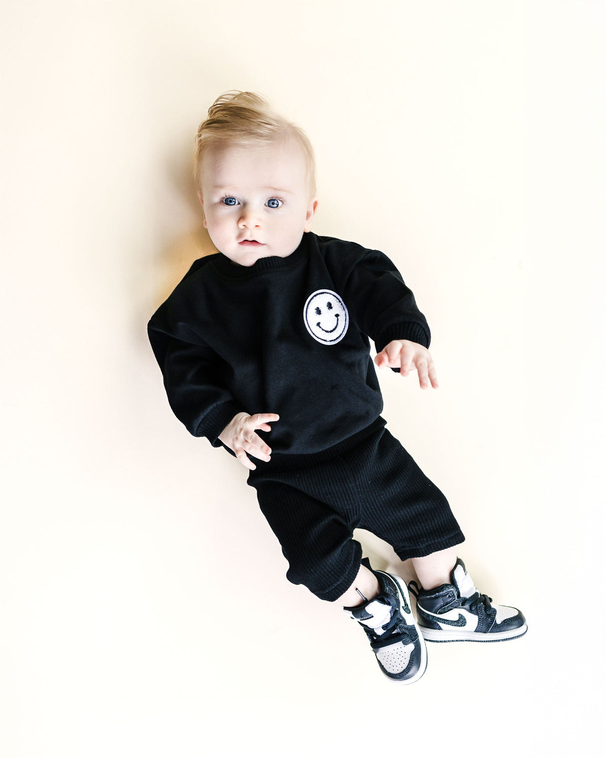 Biker Shorts Set | Black - HoneyBug 