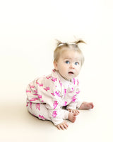 Jogger Set | Pink Bolts - HoneyBug 